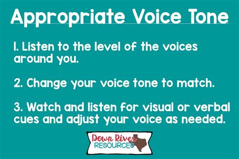 How To Quickly Teach Using The Appropriate Voice Tone Now Down River