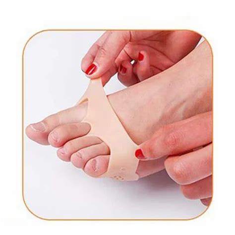 Shocks Skin Silicone Half Toe Sleeve Pads Dot Heel At Rs 26pair In