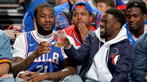 Rapper Meek Mill Seen Courtside At Nba Game Hours After Release From