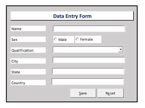 Fully Automated Data Entry Userform Thedatalabs