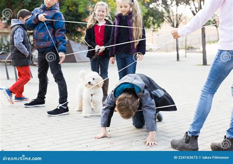 Children Playing In Game Stock Image Image Of Activities 224163673