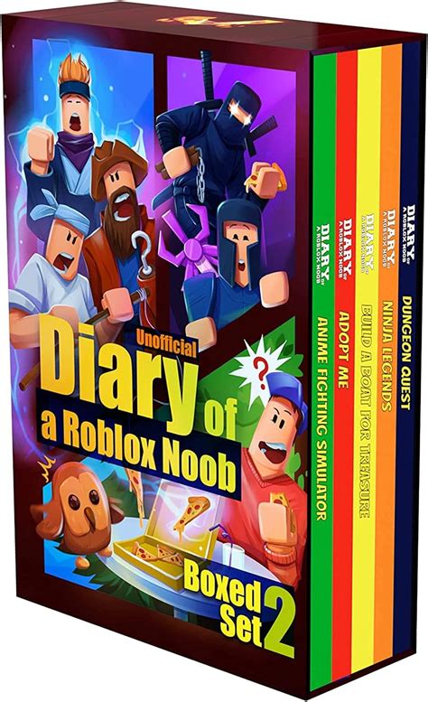 Robloxia Kid Diary Of A Roblox Noob Boxed Set 2 6 Video Game