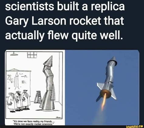 Scientists Built A Replica Gary Larson Rocket That Actually Flew Quite