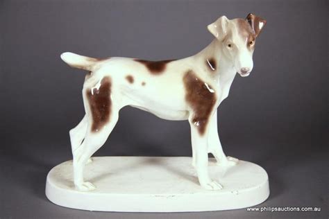 Goldscheider Porcelain Hound Figure Goldscheider Ceramics