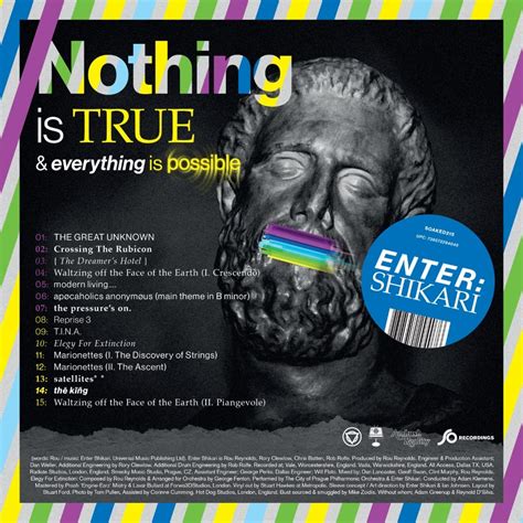 Nothing Is True And Everything Is Possible Album Art And Tracklist For