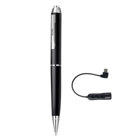 One Button Aluminum Portable Voice Recorder Pen Rechargeable Digital