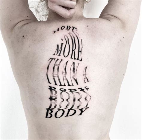 Intention Distorted Text By Julim Rosa Distorted Text Text Tattoo Creepy Tattoos