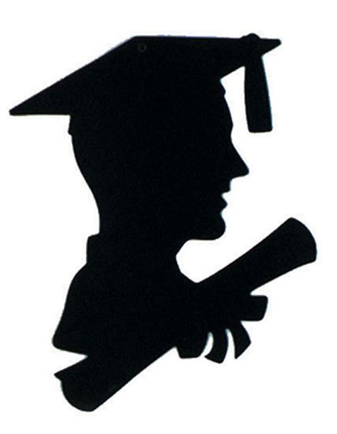 Get Your Boy Graduate Silhouette Decoration