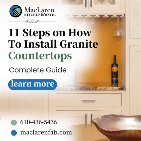 11 Steps On How To Install Granite Countertops Complete Guide
