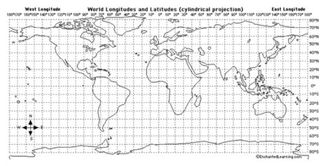 Draw Latitude And Longitude Lines On A Map Map Poin