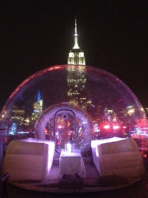 Winter Igloos At 230 Fifth Rooftop Bar Nyc Bubble Tent