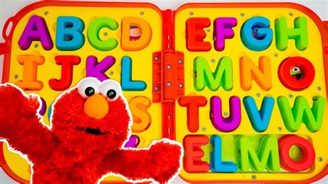 Elmo On The Go Letters Elmo Toys Abc Puzzle Youtube