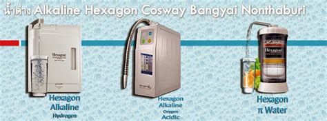 Cosway hexagon filtration system hydrogen rich alkaline water with filters read. น้ำด่าง Alkaline Hexagon Cosway Bangyai Nonthaburi
