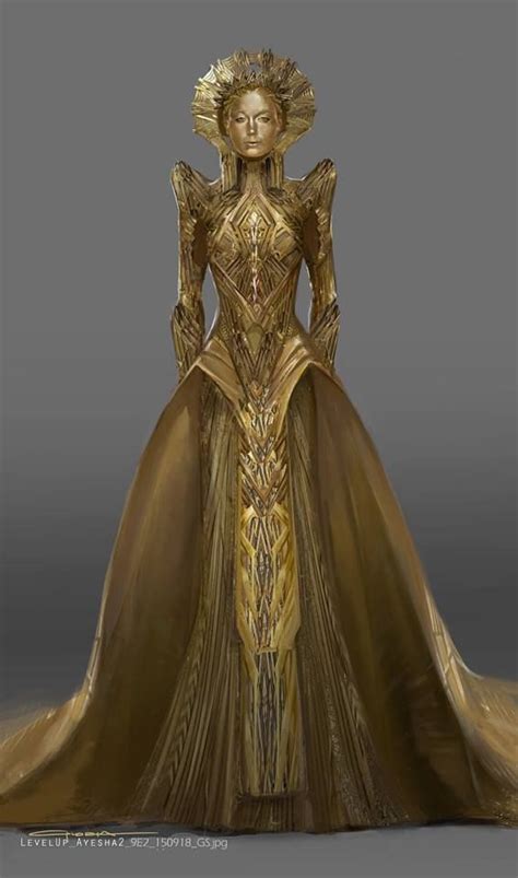 Alternate Ayesha Costume Designs For Guardians Of The Galaxy 2 Couture