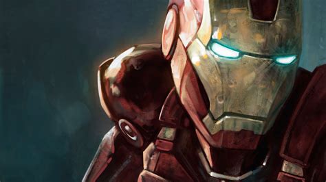 Iron Man Closeup Art Wallpaperhd Superheroes Wallpapers4k Wallpapers