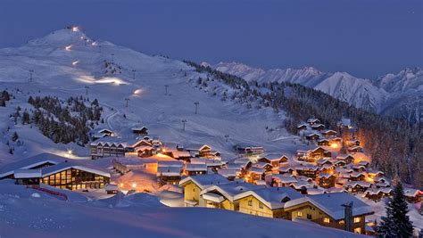 Verbier Ski Resort In Switzerland Winterfotografie Zwitserland Kerst