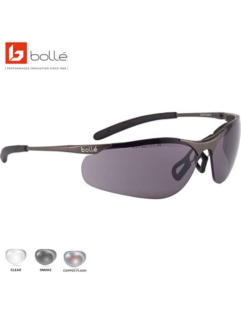 bollé okulary taktyczne contour metal clear