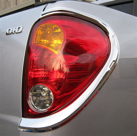 Chrome Rear Light Surrounds For Mitsubishi L200 06 09 Animal Pickup