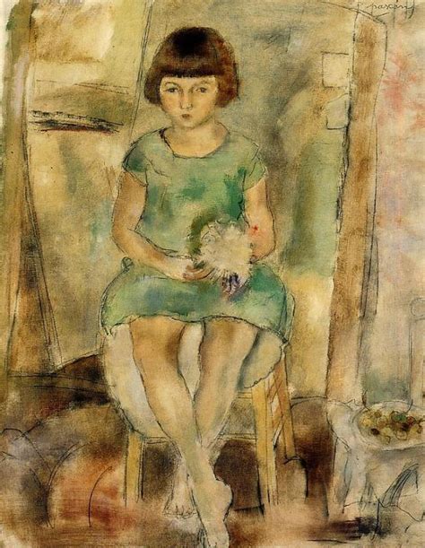 Little Girl 1927 Painting Jules Pascin Oil Paintings