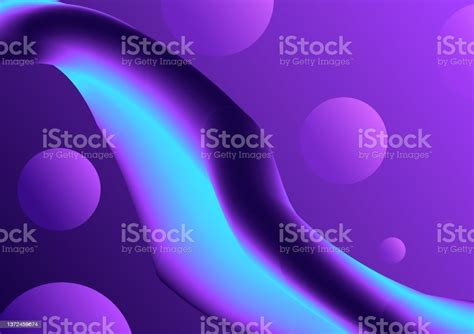 Abstract Modern Liquid Violet Background Soft Light Spectral Colors