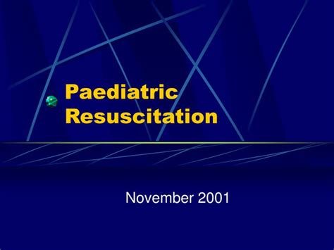 Ppt Paediatric Resuscitation Powerpoint Presentation Free Download