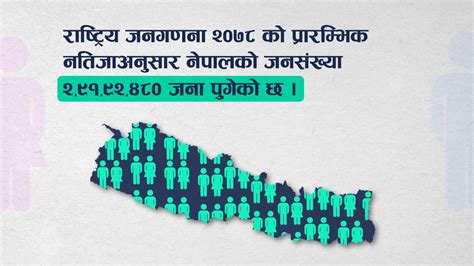 Population Of Nepal 2078 Population Nepal According To Preliminary Result Of National