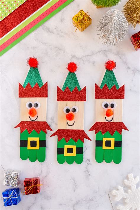 Diy Popsicle Stick Elf Made To Be A Momma