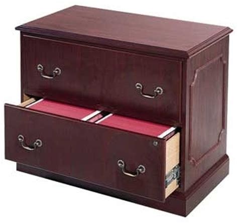 Wood File Cabinet Hon 2 Drawer Lateral Wood Finish File Cabinet [94223 Nn]