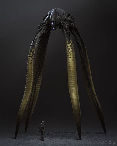By Peter Konig Alien Concept Art Monster Concept Art Creature