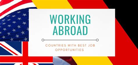 Working Abroad: Countries with Best Job Opportunities - Jamboree