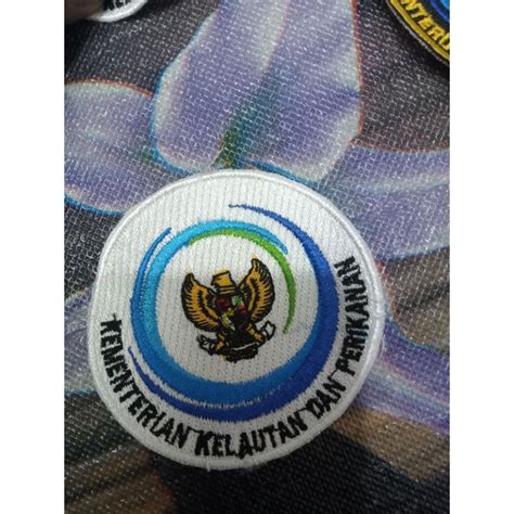 Jual Bedge Bet KKP Kementerian Kelautan Dan Perikanan Logo KKp Emblem