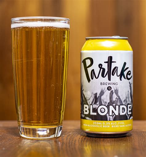 Review Partake Blonde Non Alcoholic Beer Beercrankca