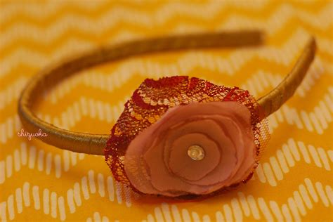 Shabby Chic Flower Headband · How To Make A Floral Headband · Jewelry