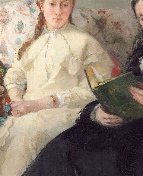 Portrait De Mme Morisot Et De Sa Fille Mme Pontillon Ou La Lecture