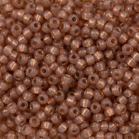 Miyuki Round Seed Bead 80 Duracoat Silver Lined Dyed Topaz Gold 22g T