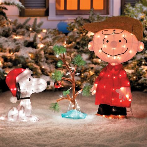Tis Your Season Charlie Brown Snoopy And The Lonely Tree Lighted