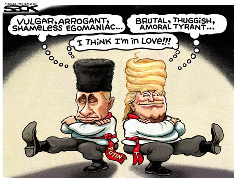 Cartoons Donald Trump And Vladimir Putin The Mercury News