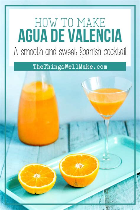 Fresh Orange Juice And Cava Take Center Stage In This Agua De Valencia