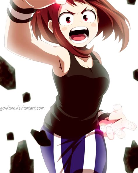 Uraraka Ochako Card By Gevdano On Deviantart