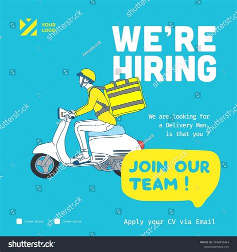 1,960 Delivery We Hiring Stock Vectors and Vector Art | Shutterstock