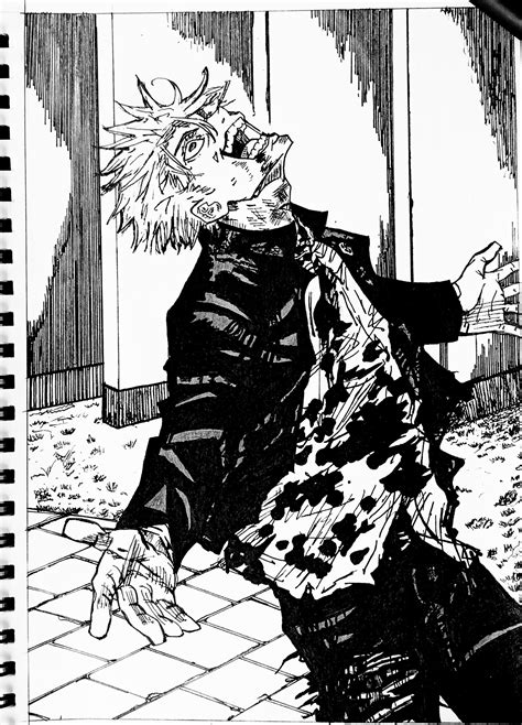 Made The Gojo Manga Panel From Jujutsu Kaisen Rsketches