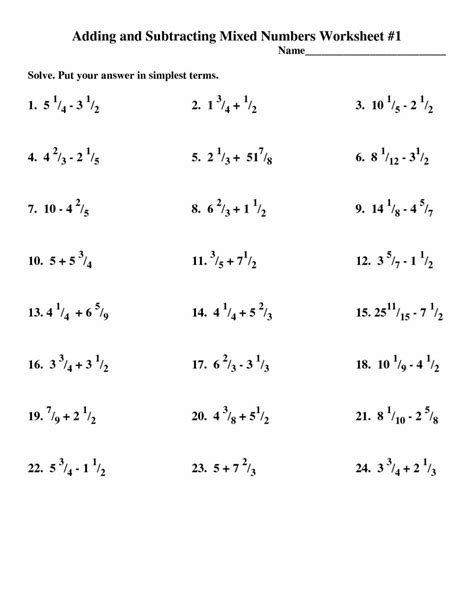 Https://tommynaija.com/worksheet/add Subtract Multiply Divide Fractions Worksheet