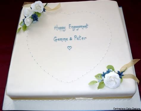 There are 24635 cake for engagement for sale on etsy, and they cost $13.27 on average. Engagement Cakes - From £60.00 - Centrepiece Cake Designs Isle of Wight