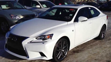 2014 Lexus Is 350 Awd Executive F Sport Package In Ultra White Youtube