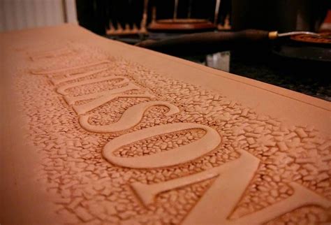 This can include letters, numbers, shapes, and designs. Carving Letters - Michael Dale - Learn Leather