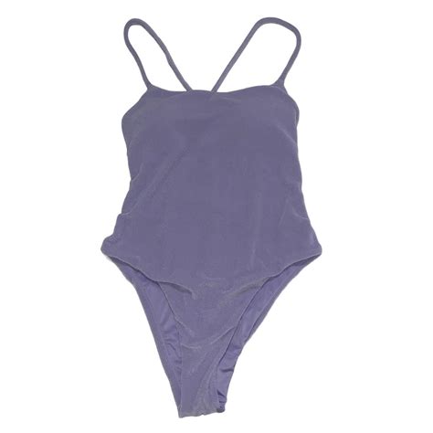 Victorias Secret Womens Purple Swimsuit One Piece Depop