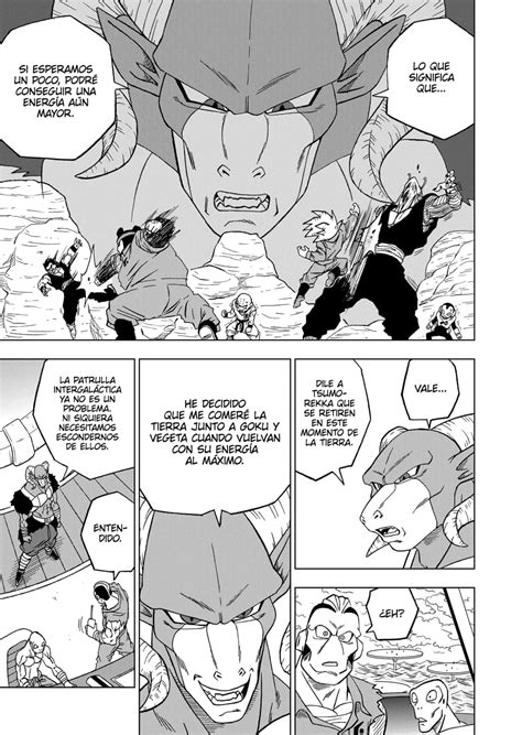 Since the earth is no longer threatened by evil forces, goku is no longer in top form because he lacks training. Dragon Ball Super 54 MANGA ESPAÑOL ONLINE