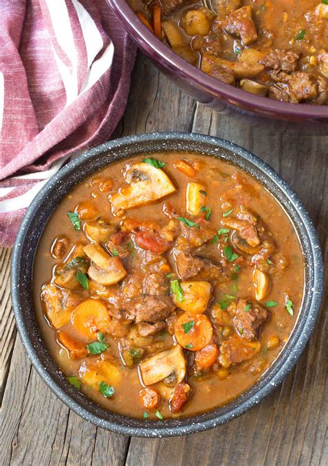 This classic beef stew recipe has all you expect in beef stew: The BEST Beef Stew Recipe (3 Ways!) + Video - A Spicy Perspective