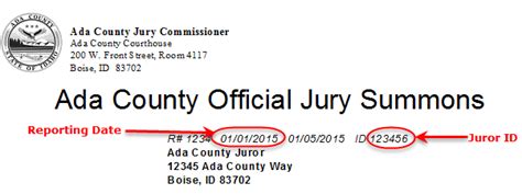 Ada County Juror Login