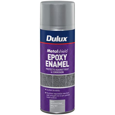 Dulux 300g Metalshield Epoxy Enamel Gloss Spray Paint Structural Steel
